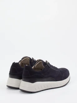 Solidus – Komfort-Sneaker aus Veloursleder Dunkelblau