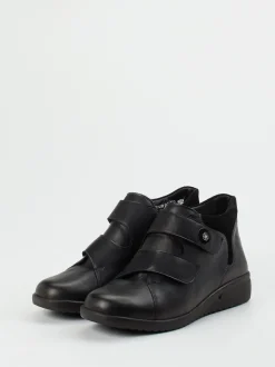 Solidus – Komfort-Stiefelette aus Kalbleder schwarz
