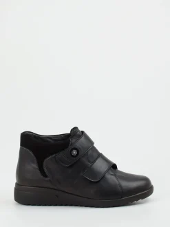 Solidus – Komfort-Stiefelette aus Kalbleder schwarz