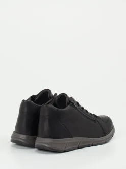 Solidus – Mid-Top Sneaker aus Kalbleder Schwarz