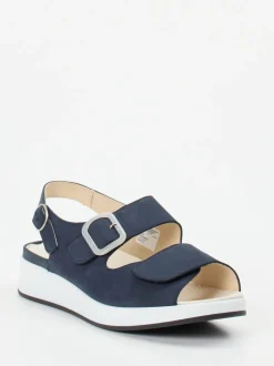 Solidus – Sandalen aus Nubukleder Dunkelblau