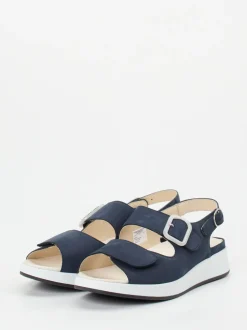 Solidus – Sandalen aus Nubukleder Dunkelblau