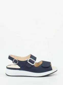Solidus – Sandalen aus Nubukleder Dunkelblau