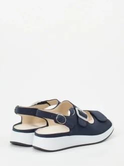 Solidus – Sandalen aus Nubukleder Dunkelblau