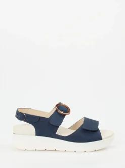 Solidus – Sandalen aus Nubukleder Dunkelblau