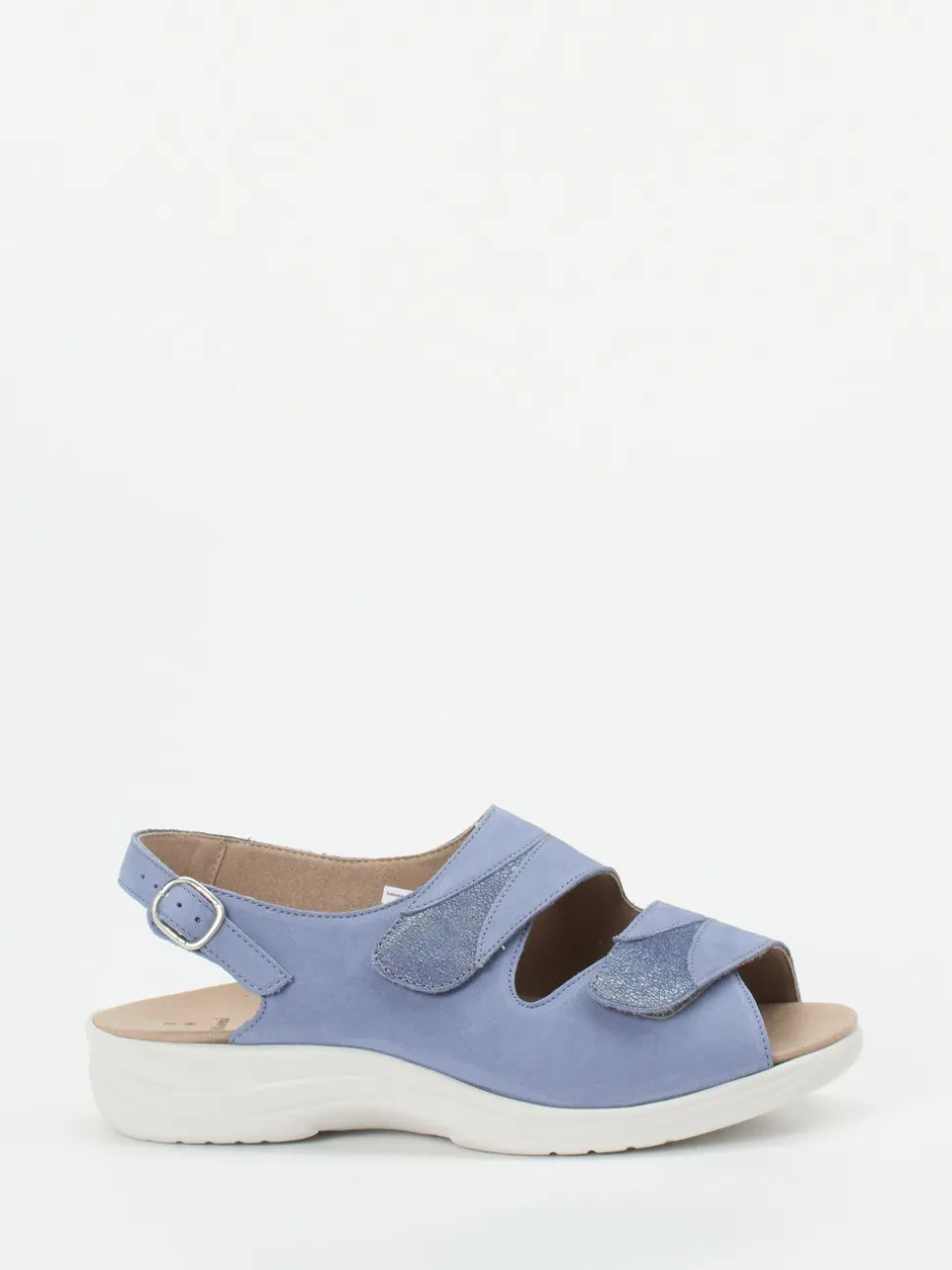 Solidus – Sandalen aus Nubukleder Lavendelblau