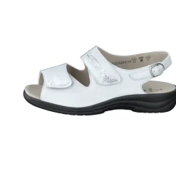 Solidus – Sandalette aus Kalbleder silbergrau