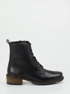 Solidus – Schnürboots aus Kalbleder in Schwarz
