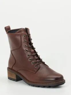 Solidus – Schnürboots aus Kalbleder dunkelbraun
