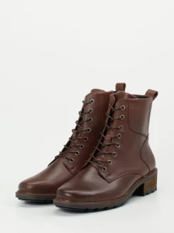 Solidus – Schnürboots aus Kalbleder dunkelbraun