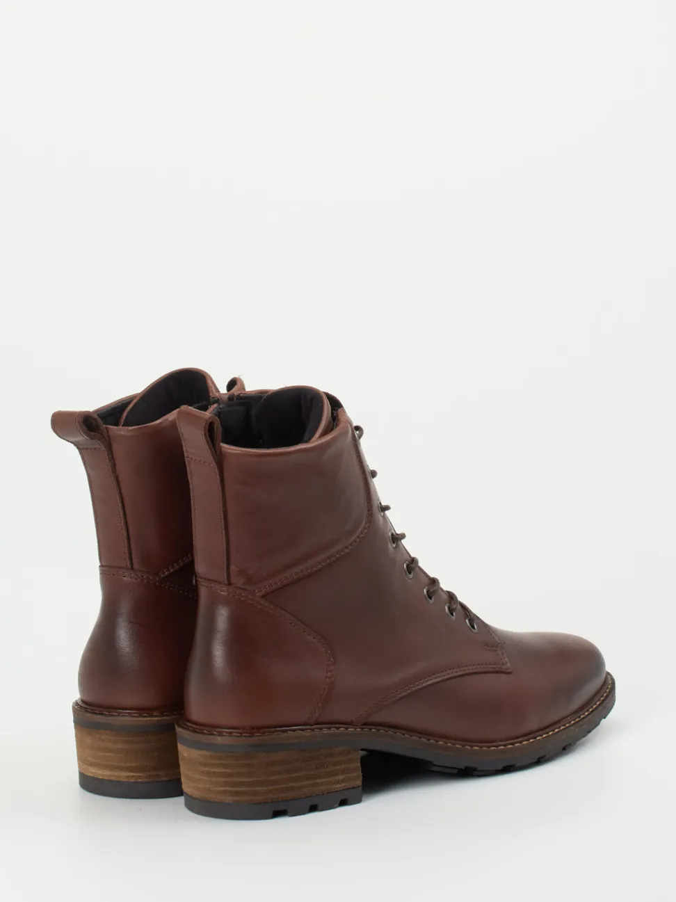 Solidus – Schnürboots aus Kalbleder dunkelbraun