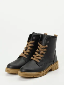 Solidus – Schnürboots aus Kalbleder Schwarz