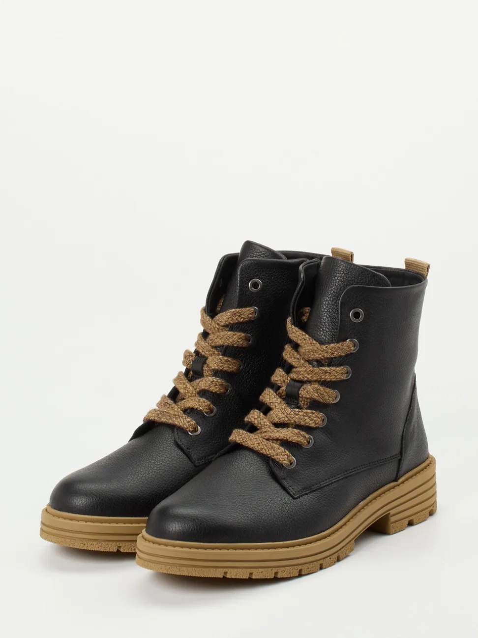Solidus – Schnürboots aus Kalbleder Schwarz