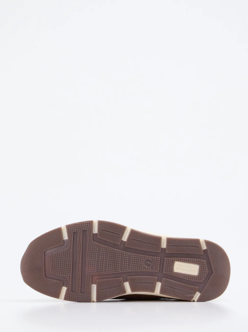 Solidus – Schnürschuh aus Nubukleder mittelbraun