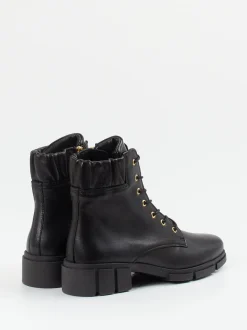 Solidus – Schnürstiefelette aus Kalbleder Schwarz