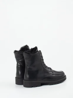 Solidus – Schnürstiefelette aus Kalbleder schwarz