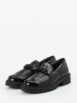 Solidus – Slipper aus Lackleder in Schwarz