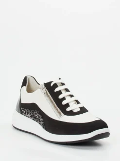Solidus – Sneaker aus Nappaleder mit Animal-Detail