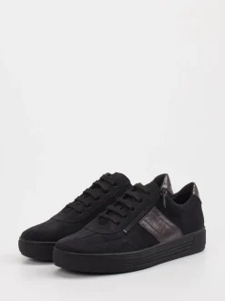 Solidus – Sneaker aus Veloursleder mit Reißverschluss