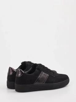 Solidus – Sneaker aus Veloursleder mit Reißverschluss
