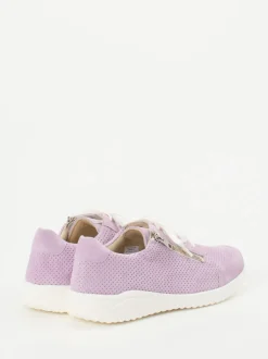 Solidus – Sneaker aus Veloursleder fliederfarben