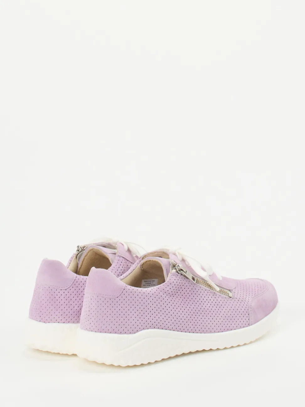 Solidus – Sneaker aus Veloursleder fliederfarben