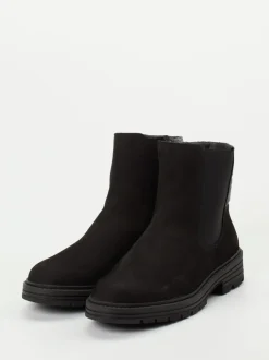 Solidus – Stiefelette aus Nubukleder in Schwarz