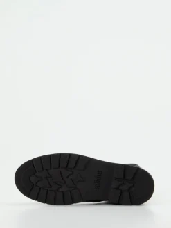 Solidus – Stiefelette aus Nubukleder in Schwarz