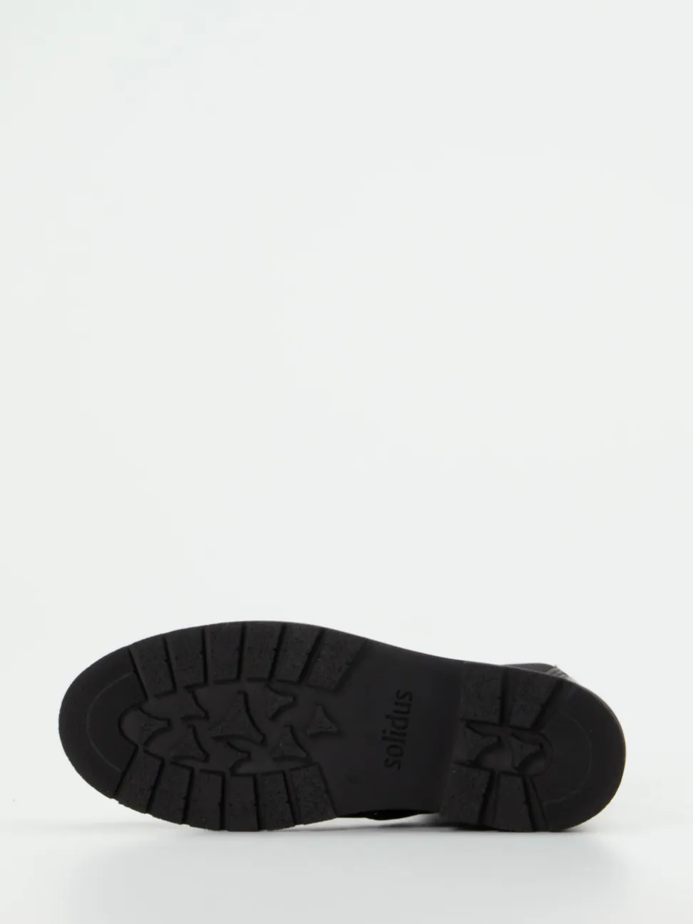 Solidus – Stiefelette aus Nubukleder in Schwarz