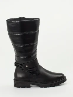 Solidus – Winterstiefel aus Kalbleder und Nylon Schwarz