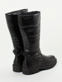 Solidus – Winterstiefel aus Kalbleder und Nylon Schwarz