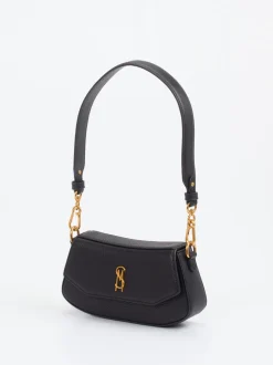 Steve Madden – Baguette Bag aus Synthetik Schwarz