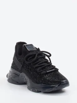 Steve Madden – Chunky Sneaker aus Synthetik mit Strass