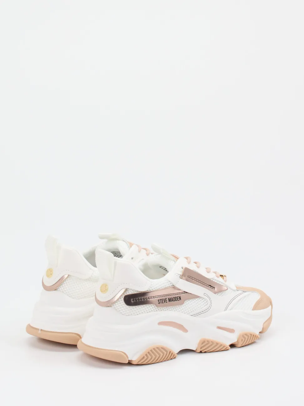 Steve Madden – Chunky Sneaker aus Synthetik in Offwhite