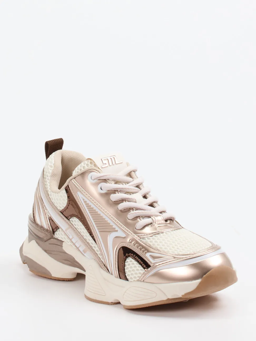 Steve Madden – Chunky Sneaker aus Synthetik in Beige