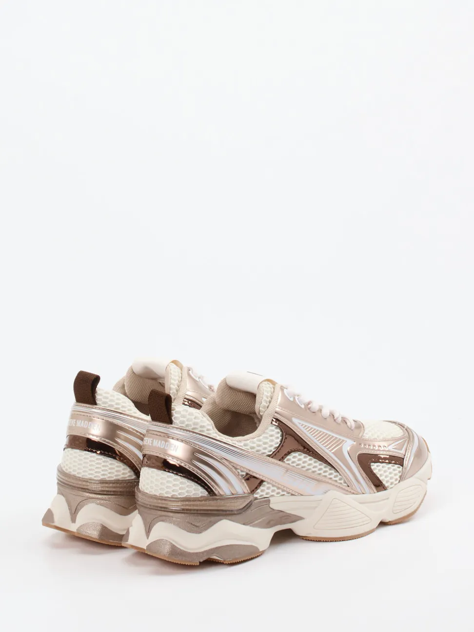 Steve Madden – Chunky Sneaker aus Synthetik in Beige