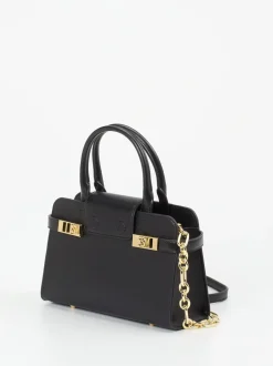 Steve Madden – Handtasche aus Leder in Schwarz