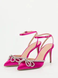 Steve Madden – Pumps aus Satin in Fuchsia