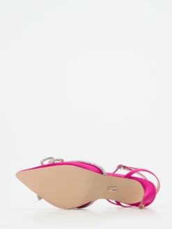 Steve Madden – Pumps aus Satin in Fuchsia