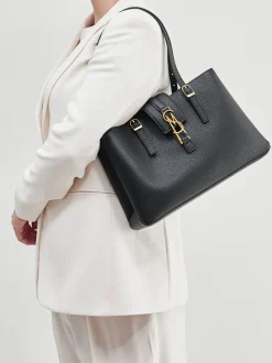 Steve Madden – Shopper aus Synthetikleder Schwarz