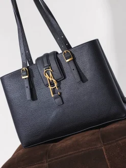 Steve Madden – Shopper aus Synthetikleder Schwarz