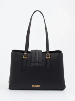 Steve Madden – Shopper aus Synthetikleder Schwarz