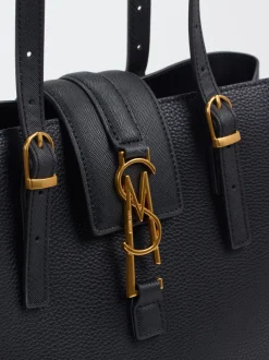 Steve Madden – Shopper aus Synthetikleder Schwarz