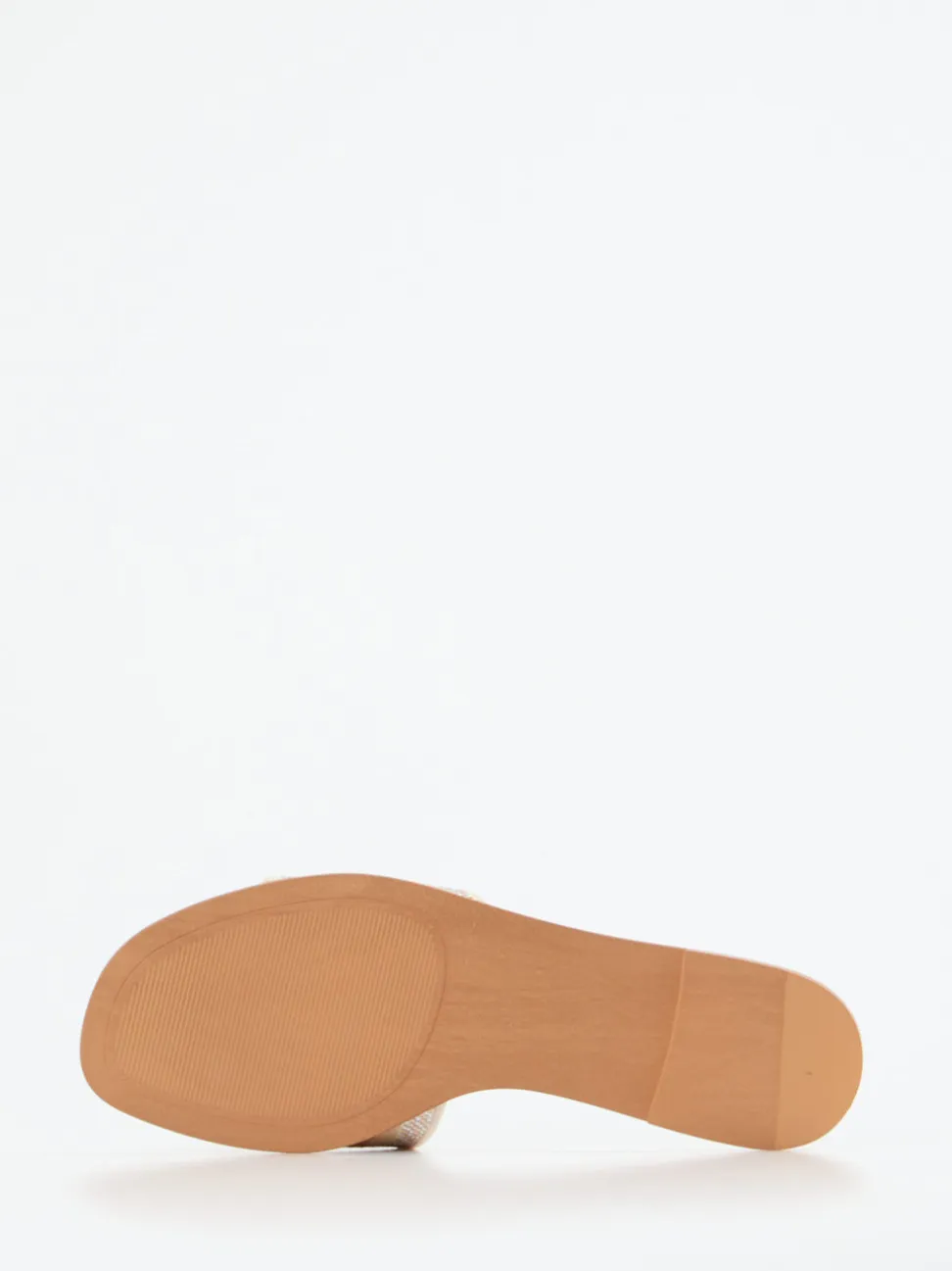 Steve Madden – Slides aus Textil mit Glitzerbesatz