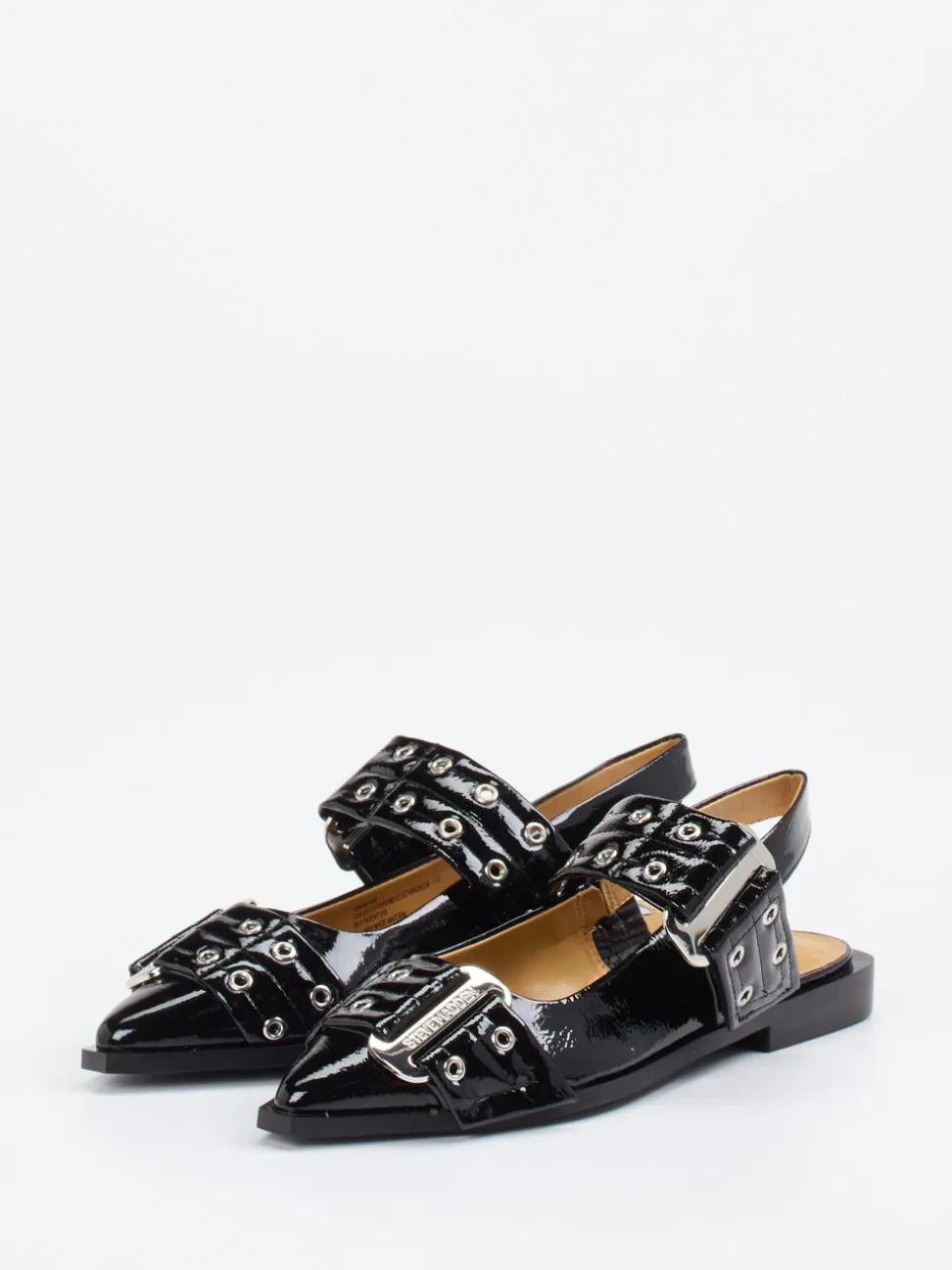 Steve Madden – Slingpumps aus Lackleder in Schwarz