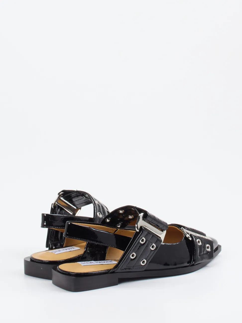 Steve Madden – Slingpumps aus Lackleder in Schwarz