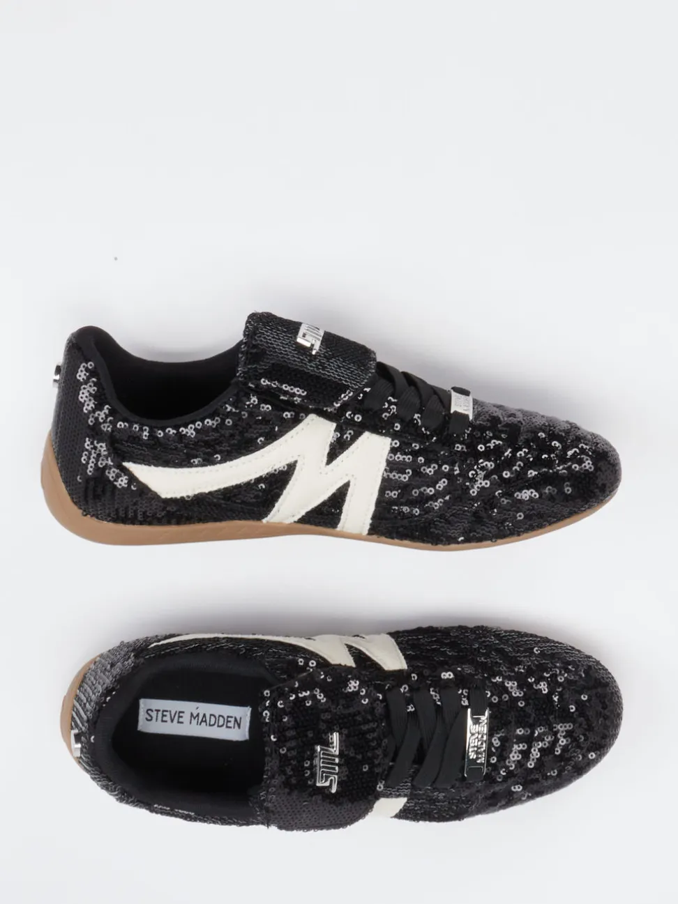 Steve Madden – Sneaker aus Textil mit Paillettenbesatz