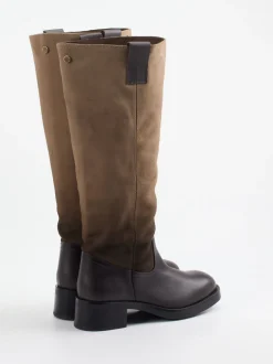 Steve Madden – Stiefel aus Velourleder und Glattleder