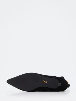 Steve Madden – Stiefelette aus Veloursleder schwarz
