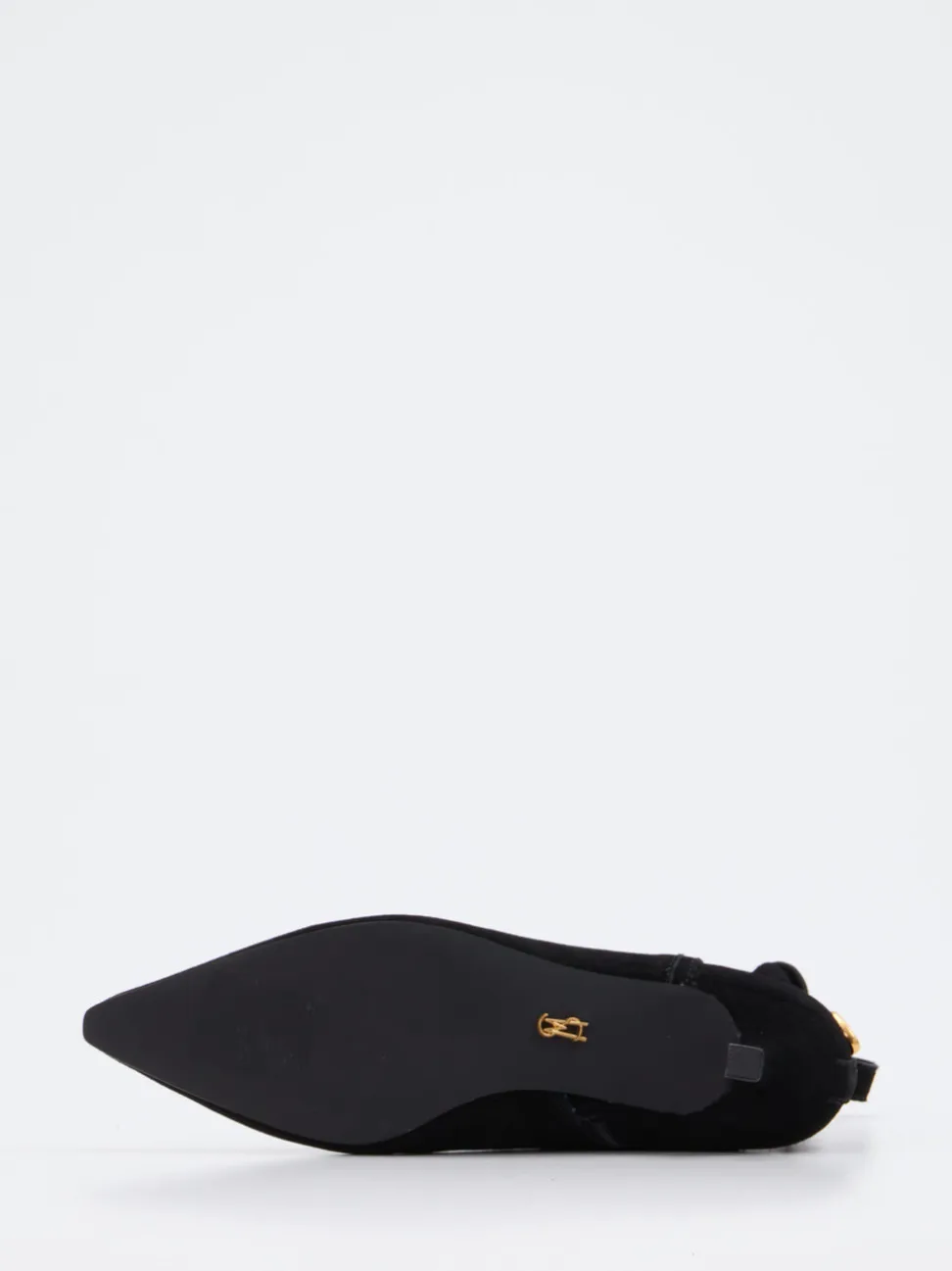 Steve Madden – Stiefelette aus Veloursleder schwarz